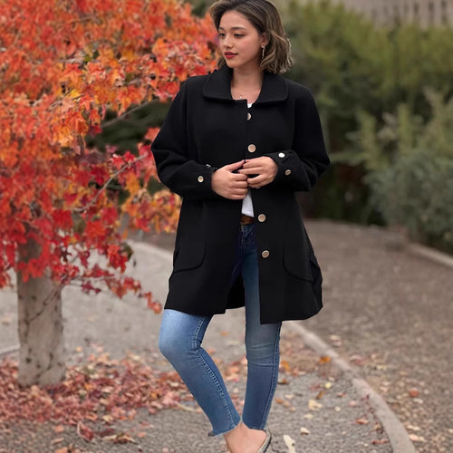 Veste mode et chaude pour femmes avec grandes poches Lune London