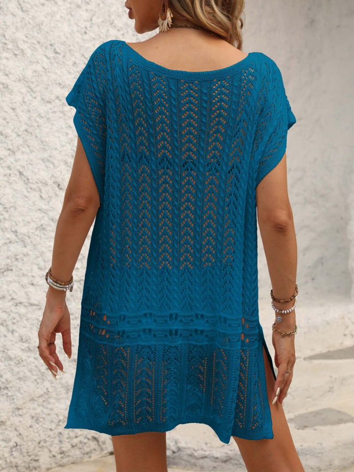 Lightweight crochet cover-up dress for women Lune London