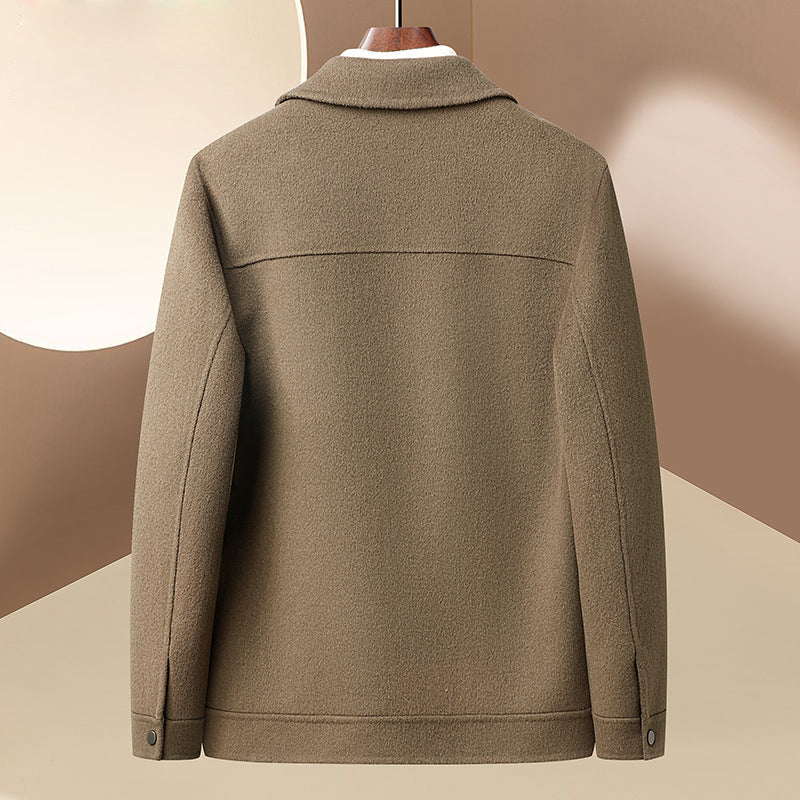 Fashionable men's transition jacket with innovative cut Lune London