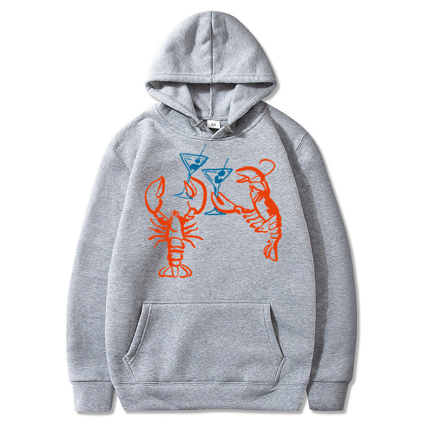 Sweat à capuche pour femmes avec motif de homard turbulente Chic & Stil