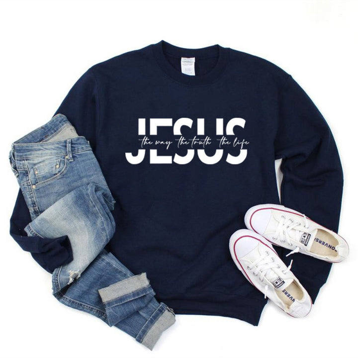 Women's casual sweatshirt with inspirational quote and high wearing comfort Lune London
