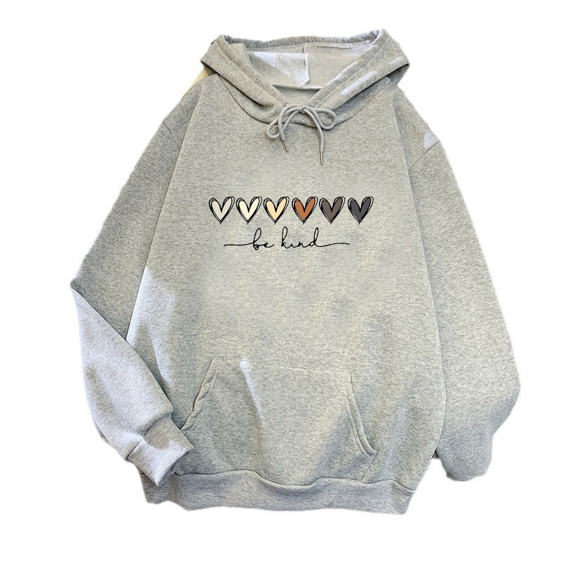 Women's hoodie with creative heart design Chic & Stil