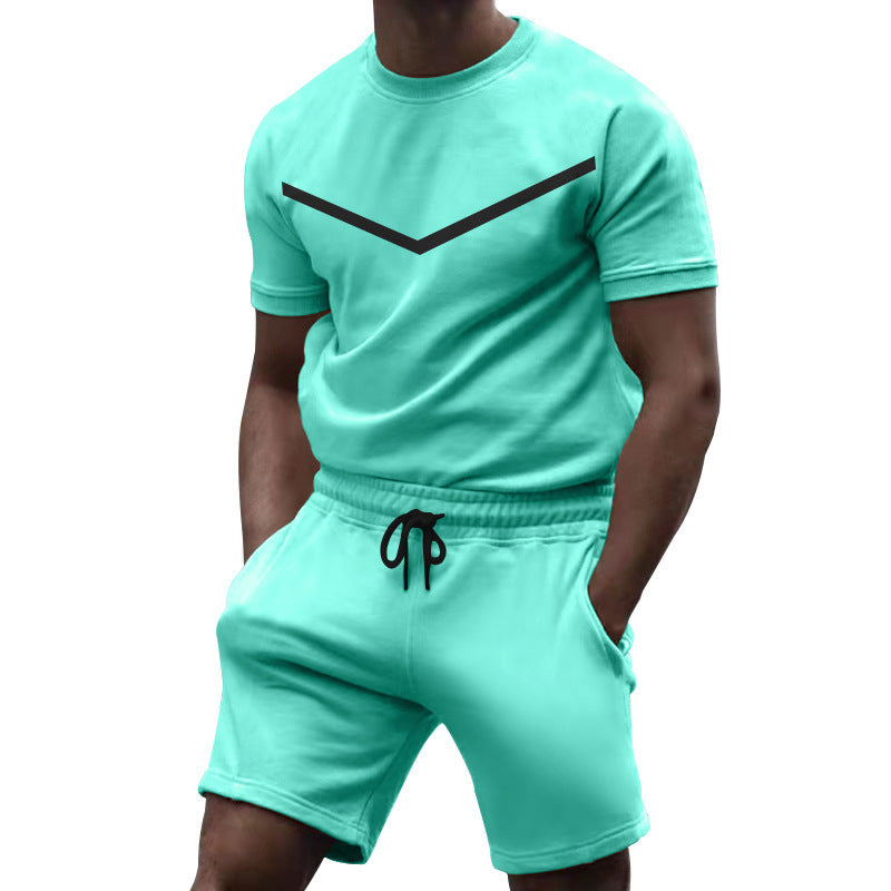 Men's sports set with t-shirt and shorts Lune London
