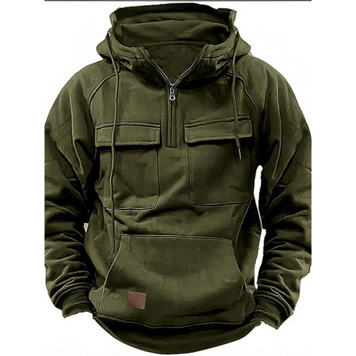 Practical and warm hooded jacket for men with pockets Lune London