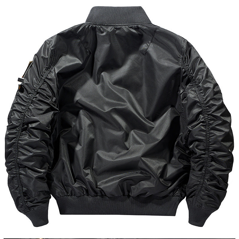 Men's bomber jacket with technical details and multiple pockets Lune London