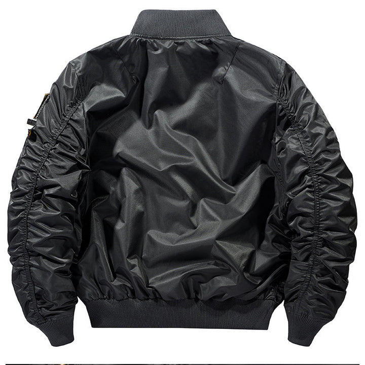 Men's bomber jacket with technical details and multiple pockets Lune London