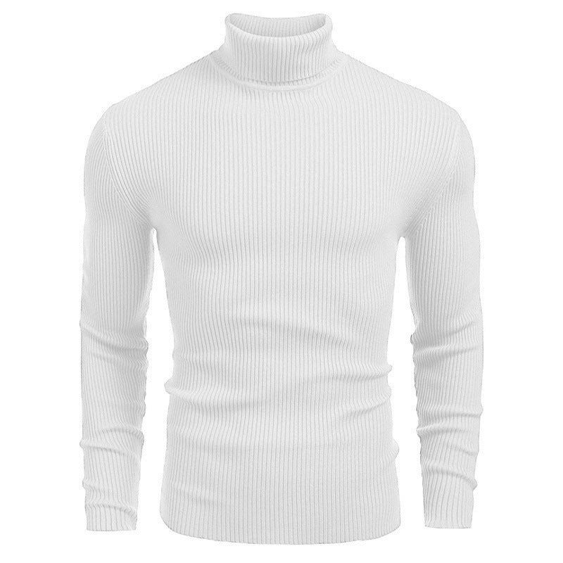 Ladies High-Quality Turtleneck Sweater with Ribbed Structure Lune London