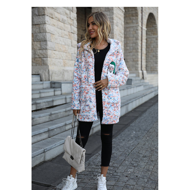 Ladies hoodie in cozy fleece Lune London