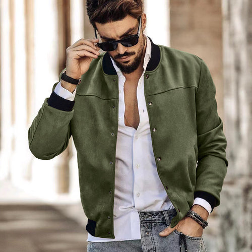 Sporty bomber jacket for men with practical zip pockets Lune London
