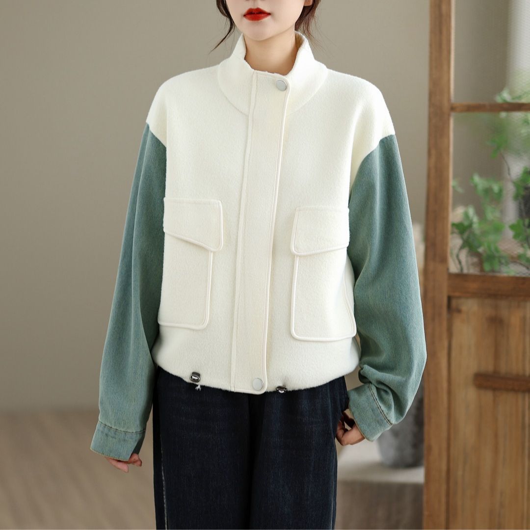 Veste de transition à la mode pour femmes avec capuche et poches pratiques Chic & Stil