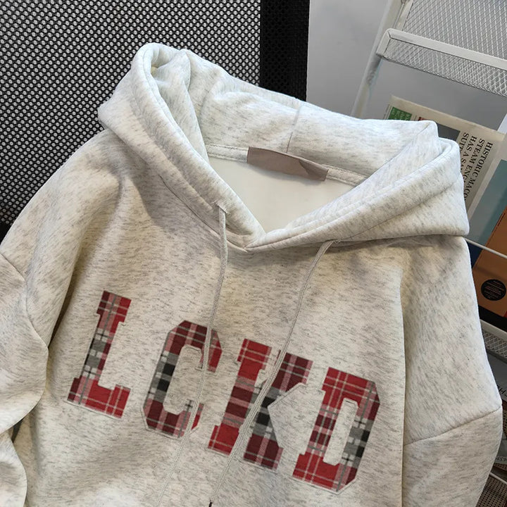Sweat à capuche pour femmes avec lettrage tendance Chic & Stil