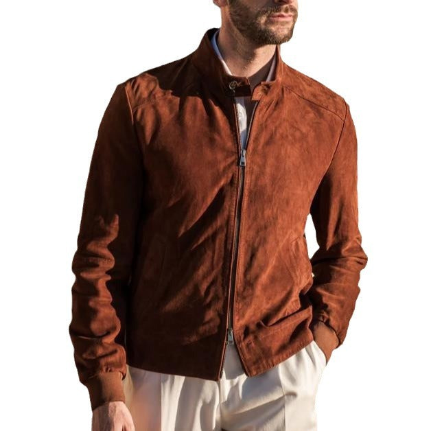 Elegant suede jacket for men Lune London
