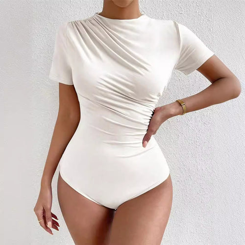 Dress for women with refined ruching elements Chic and Style