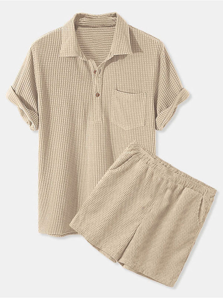 Sun pajama set for women with short t-shirt and Lune London pants