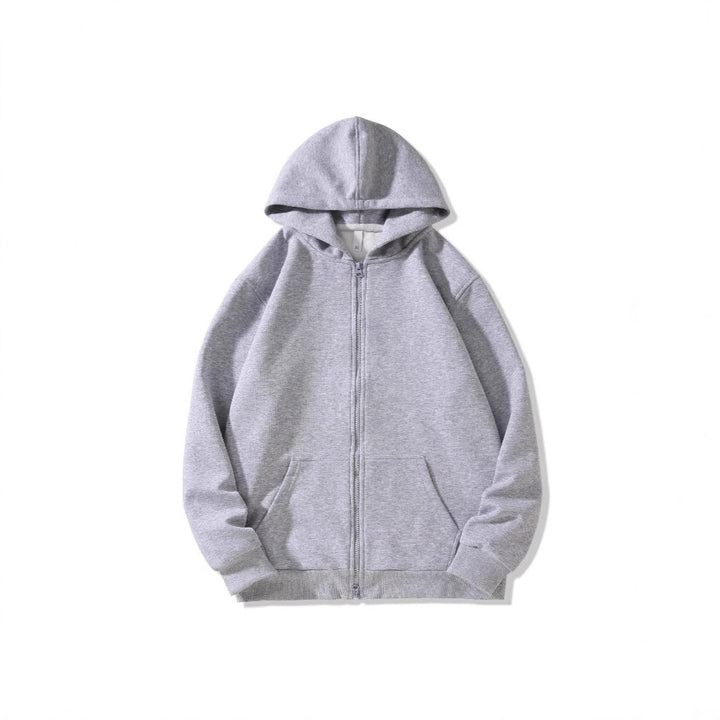 Ladies hoodie jacket with full zip and practical pockets Chic & Stil