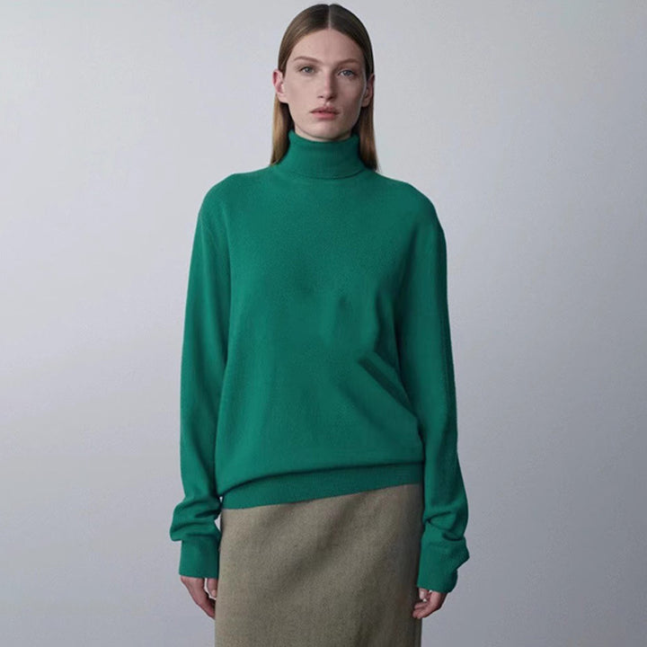 Pull à col roulé pour femmes en laine de haute qualité Chic & Stil