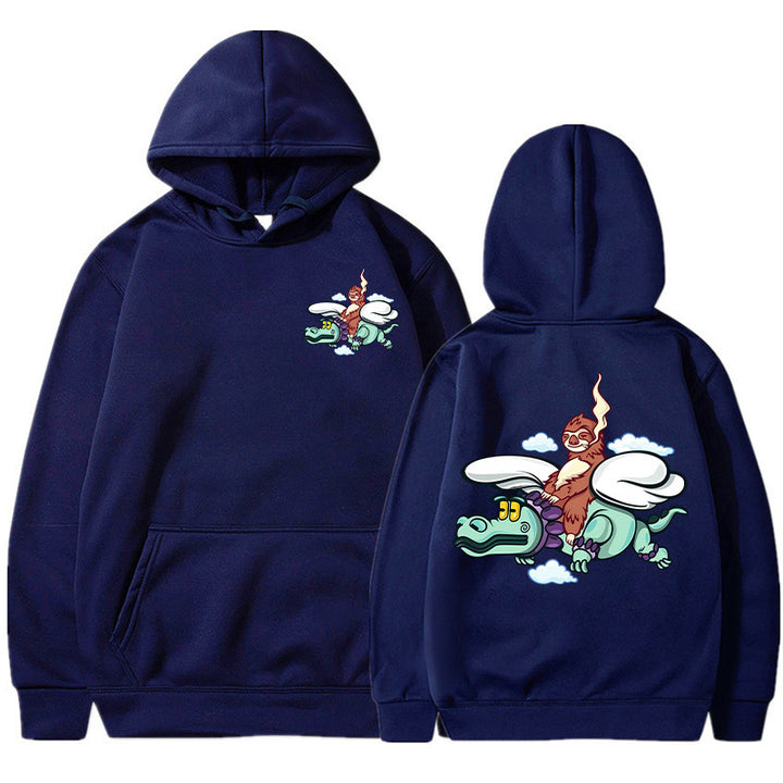 Women's hoodie with creative graphic design and high-quality interior Lune London