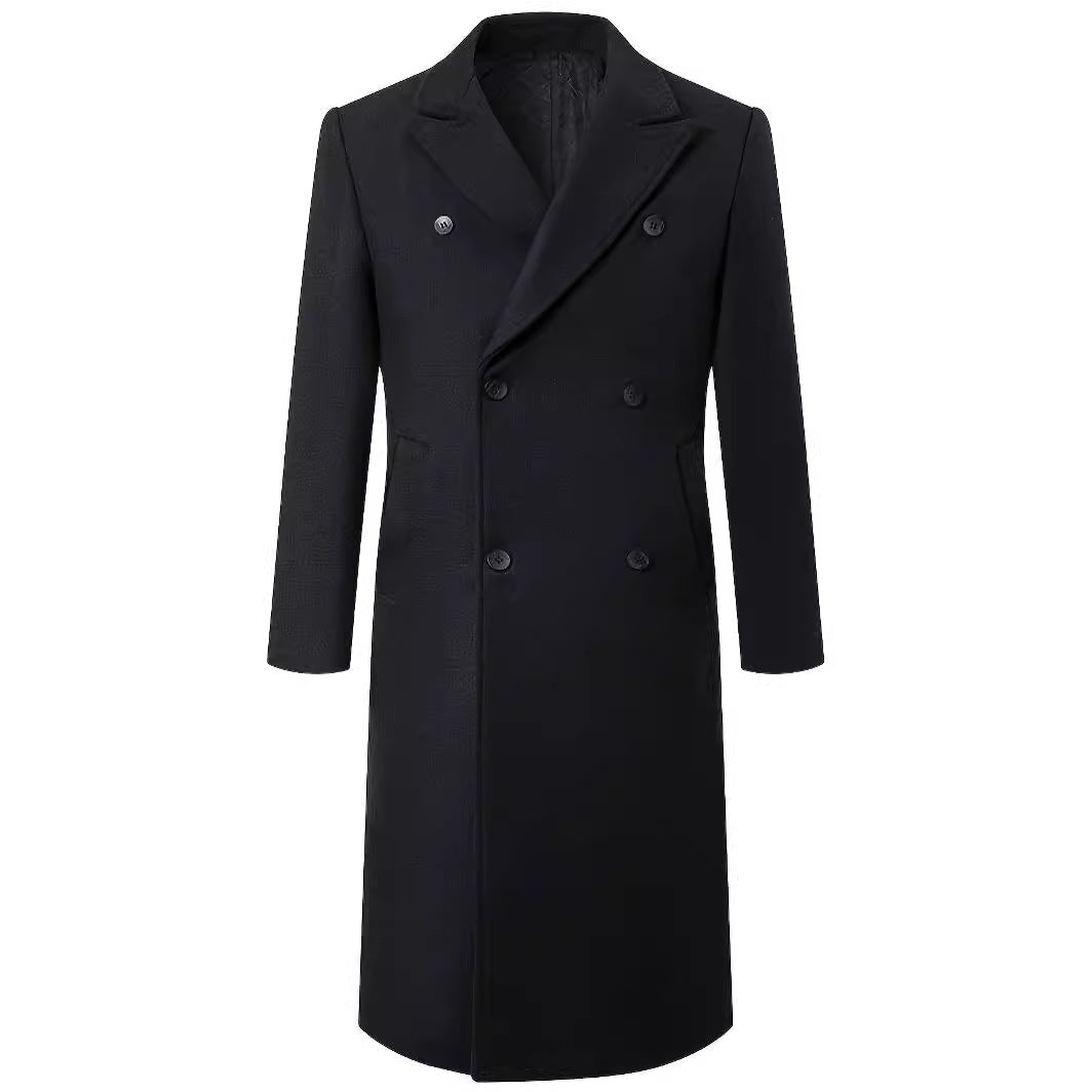Elegant double-breasted trench coat for men Lune London