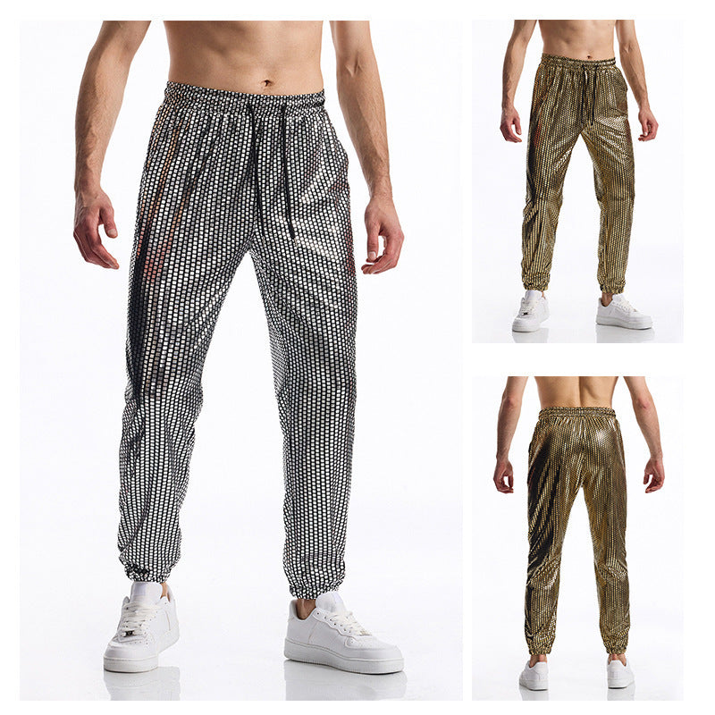 Men's breathable jogging pants with a modern polka dot design Lune London