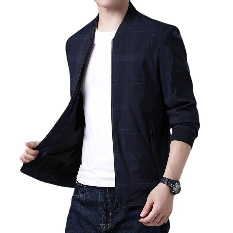 Checked fashion jacket for men with innovative cut Lune London