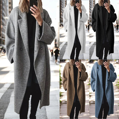 Women's Oversized Wool Coat Lune London