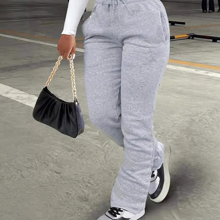 Women's comfortable leisure pants with high waistband Chic & Stil