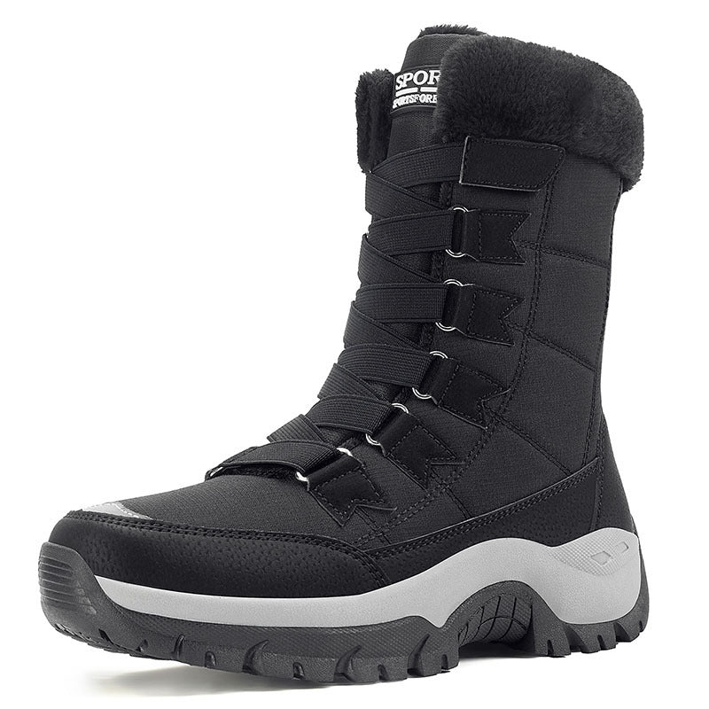 Women's waterproof winter boots with insulating lining and non-slip sole Lune London