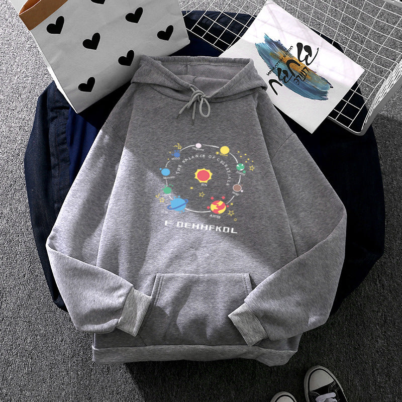 Women's hoodie with unique space motif Chic & Stil