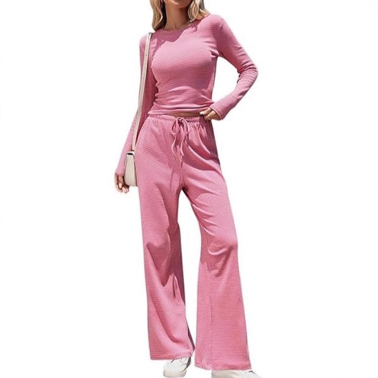 Ensemble décontracté à manches longues pour femmes avec coupe ample Chic & Stil