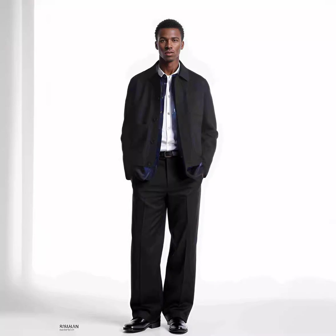Trendy utility jacket for men with practical pockets Lune London