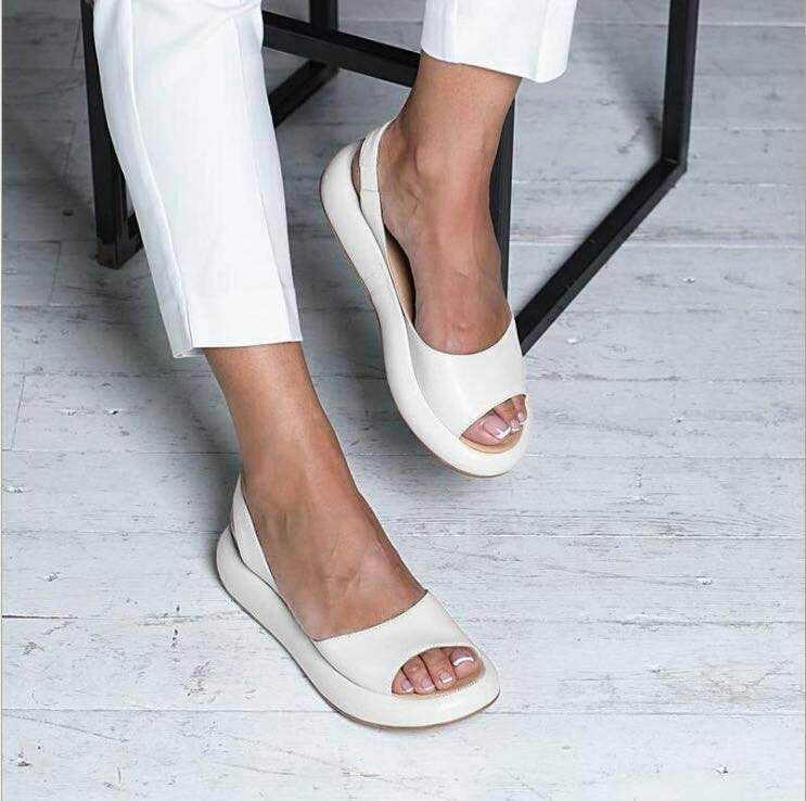 Ladies comfort anti-slip sandals Lune London