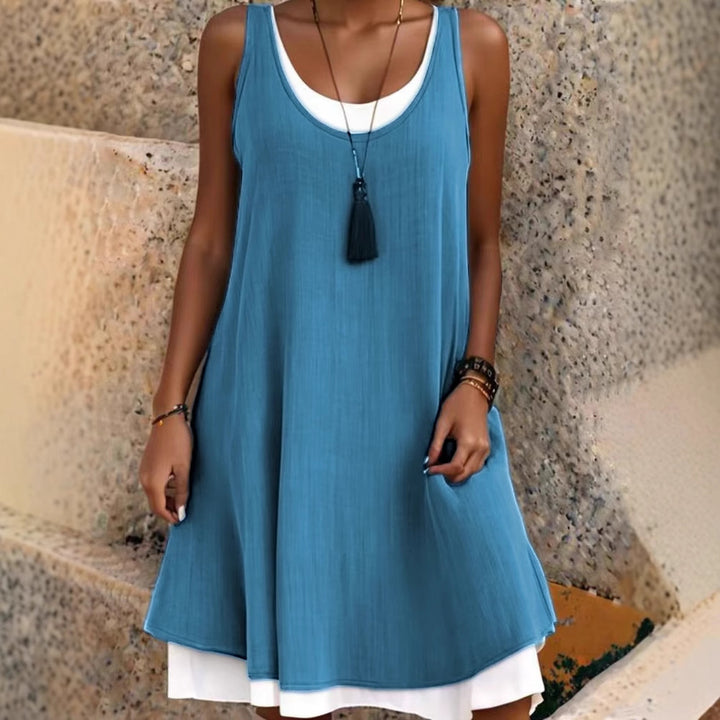 Lightweight ruffled sundress for women Lune London