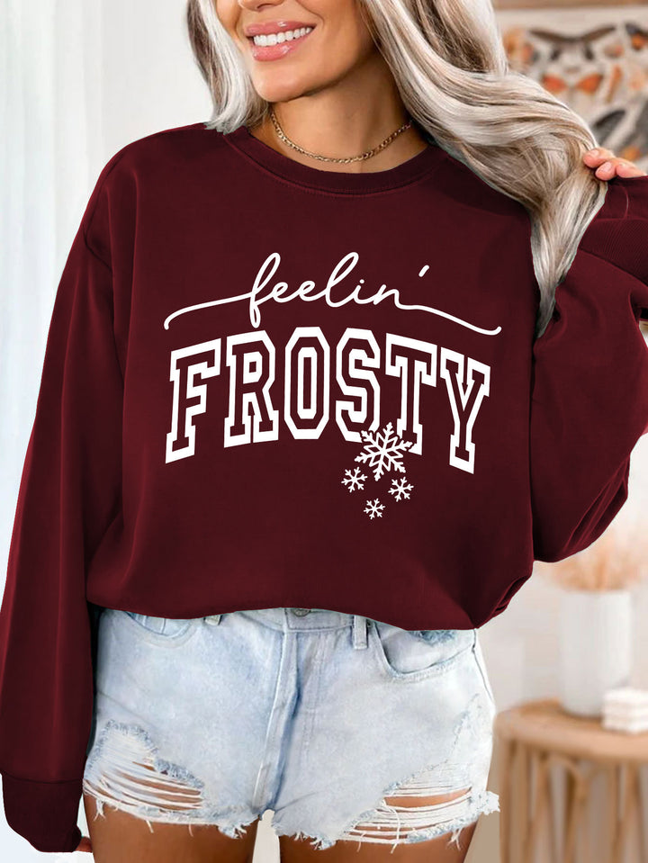 Sweat à capuche pour femmes avec impression graphique Chic & Stil