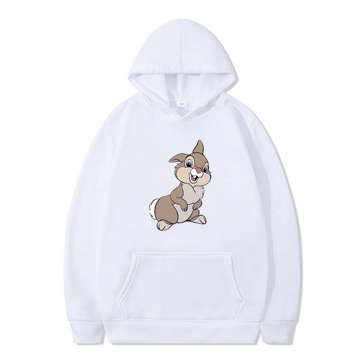 Women's hooded sweatshirt with cute rabbit design and comfortable kangaroo pockets Lune London