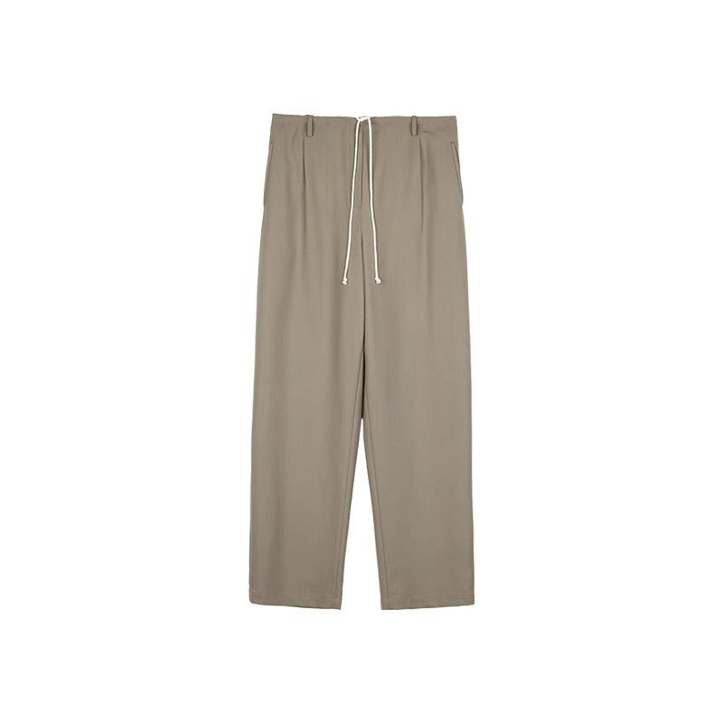 Pantalons chino pour femmes confortables et à coupe large avec ceinture ajustable Chic & Stil