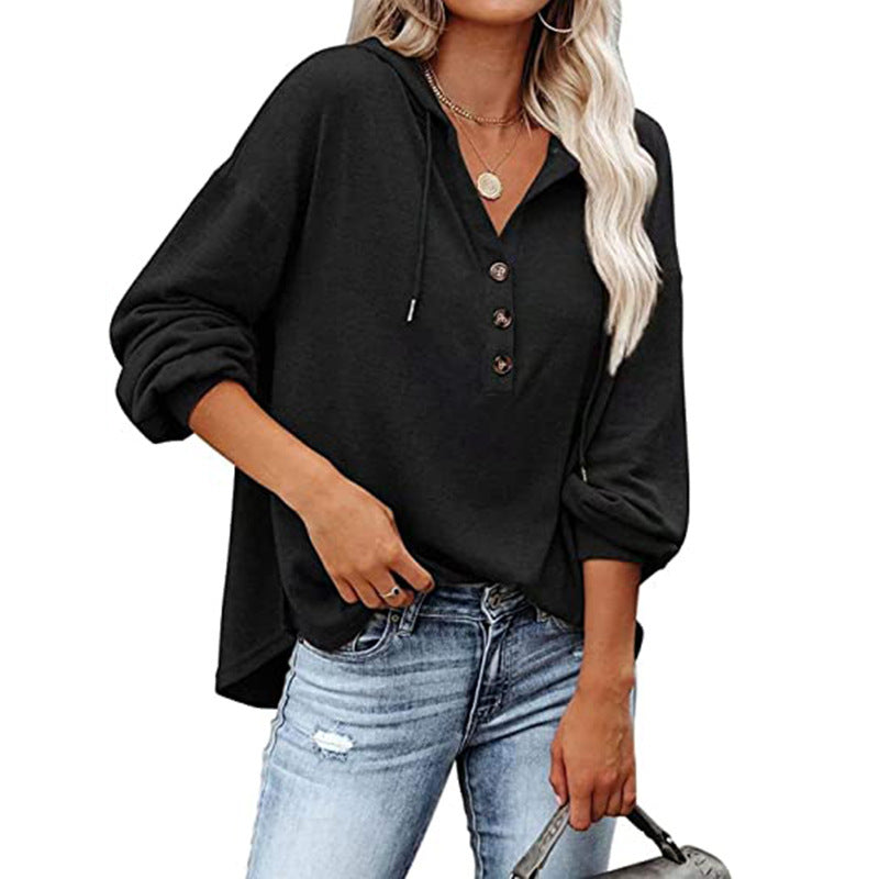 Lune London Women's Casual Hooded T-shirt