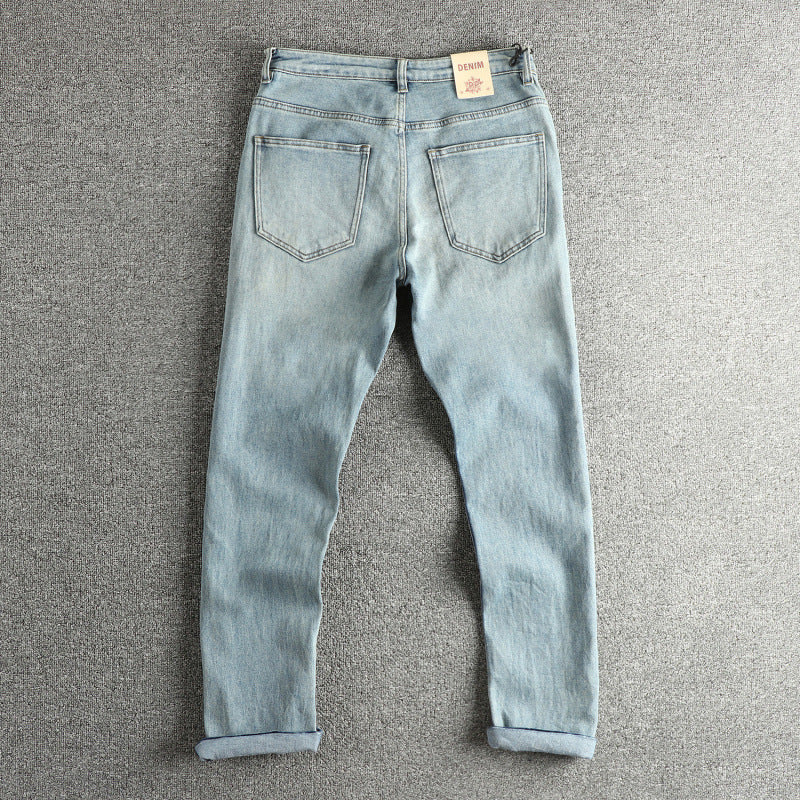 Authentic Vintage Look Women’s Slim-Fit Jeans with High Waist Lune London
