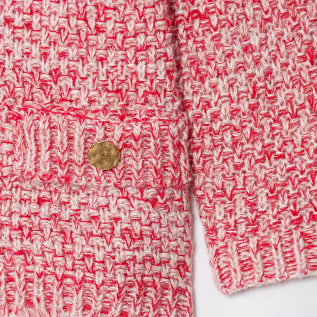 Women's knit jacket with button detail and comfortable fit Lune London