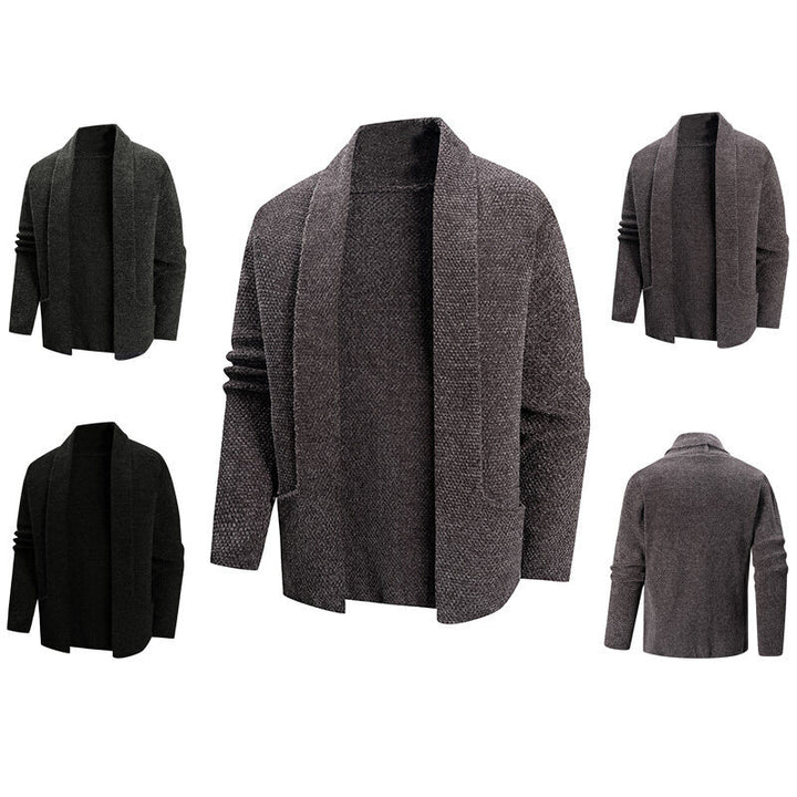 Elegant ladies cardigan with chic lapels and pockets Lune London
