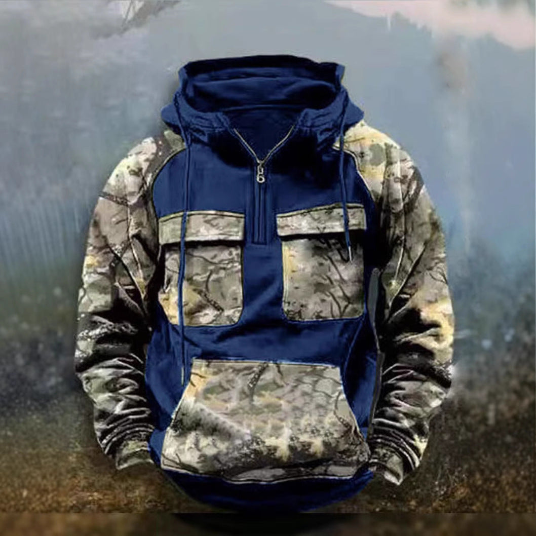 Men's Functional Camouflage Hoodie Lune London