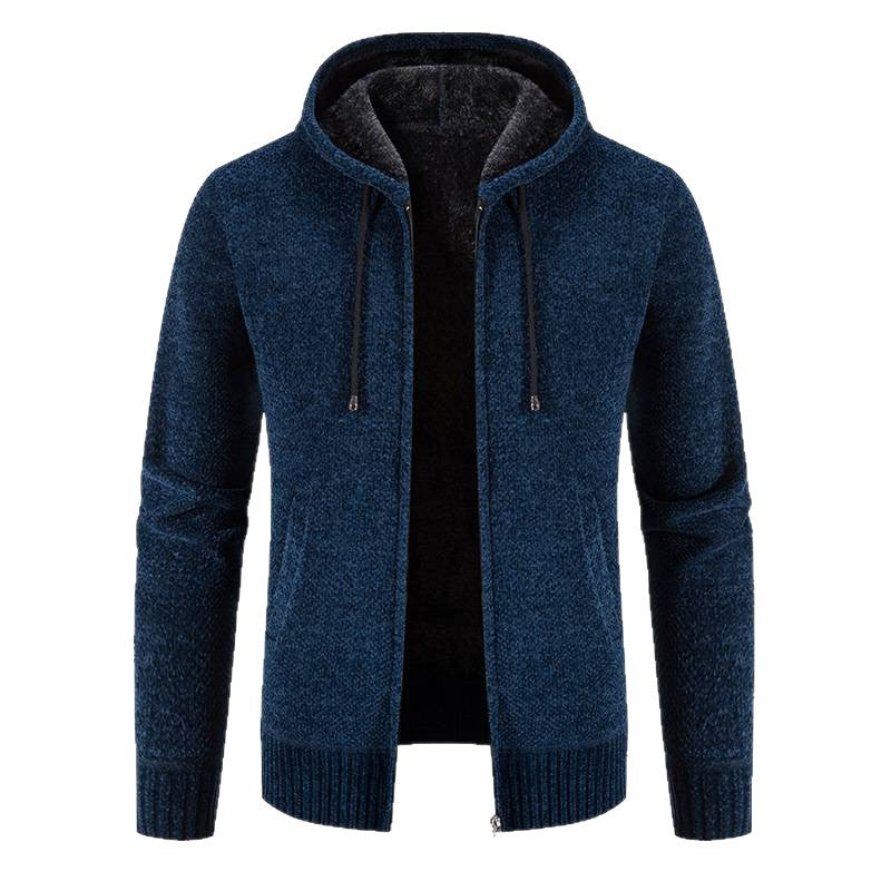 Hooded jacket for men with soft lining and innovative design Lune London