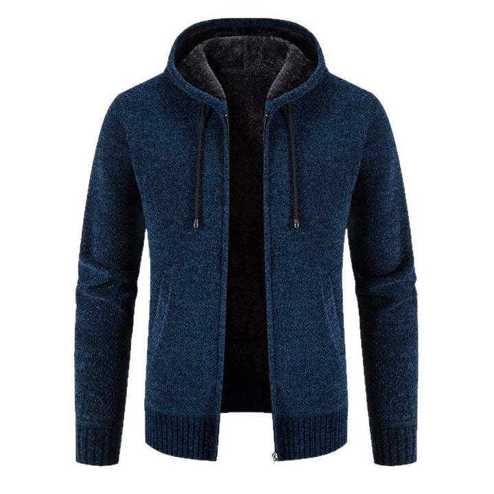Hooded jacket for men with soft lining and innovative design Lune London