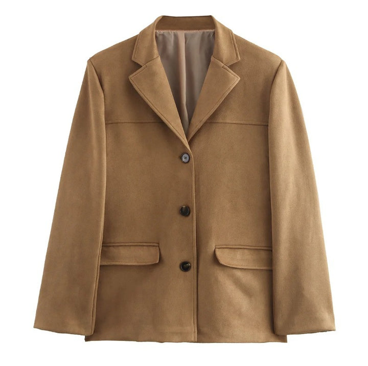 Chic blazer for women in soft material with practical pockets Lune London