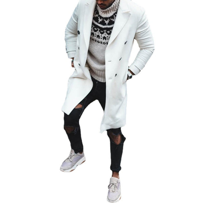 Elegant winter coat for men with double-breasted and classic fit Lune London