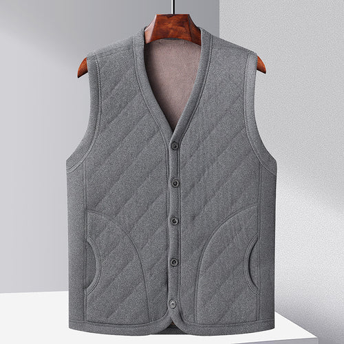 Women quilted comfort vest with practical pockets Lune London