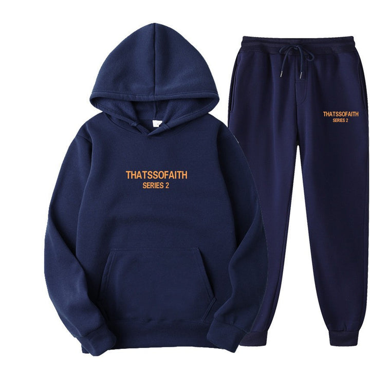 Women's tracksuit with modern hooded sweatshirt and comfortable sweatpants Chic & Stil