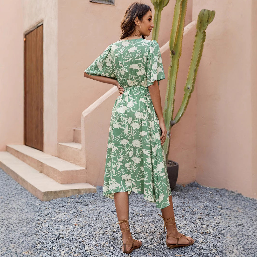 Lune London Floral A-line Dress for Women