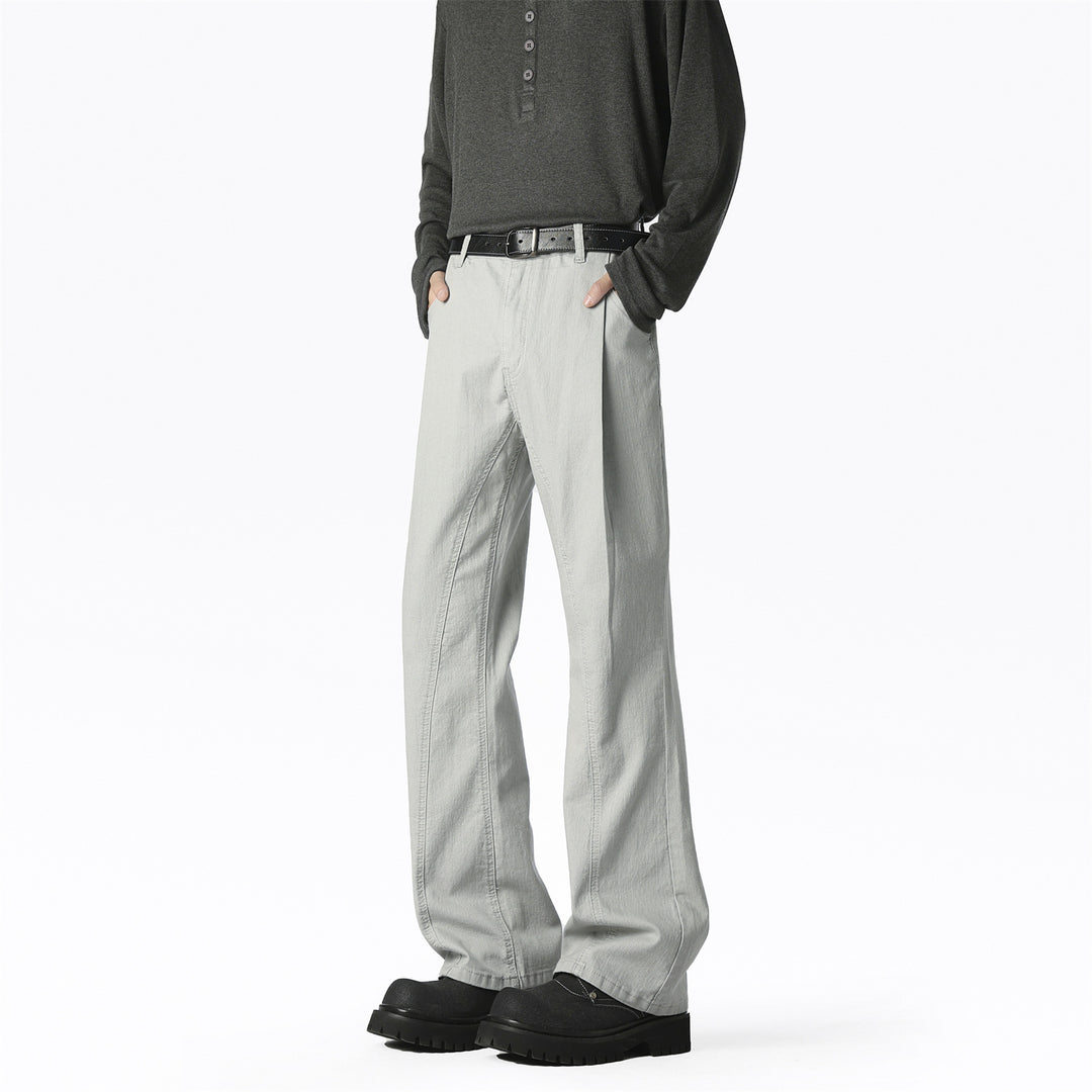 Casual wide pants for men with elastic waist and practical pockets Lune London