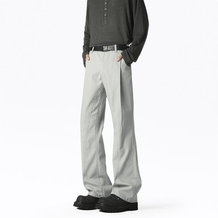 Casual wide pants for men with elastic waist and practical pockets Lune London