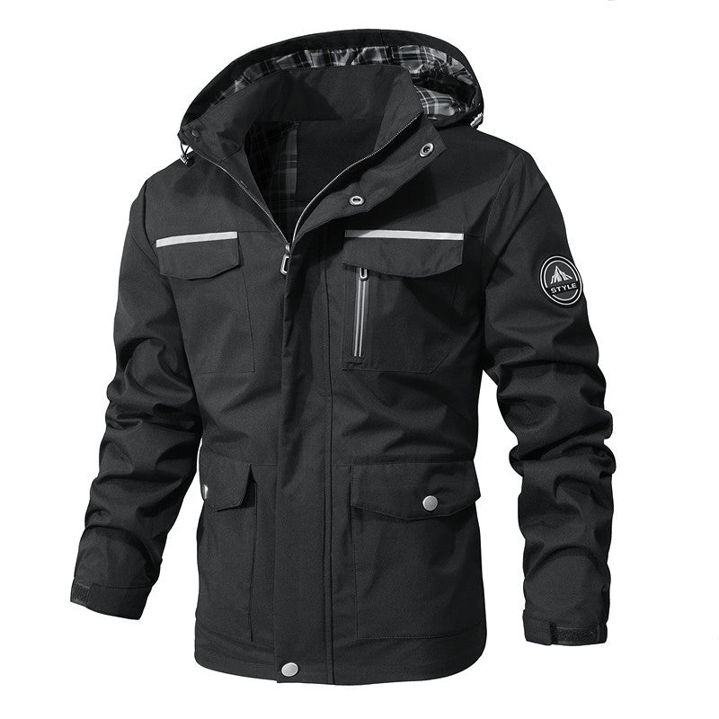Water-repellent functional jacket for men Lune London